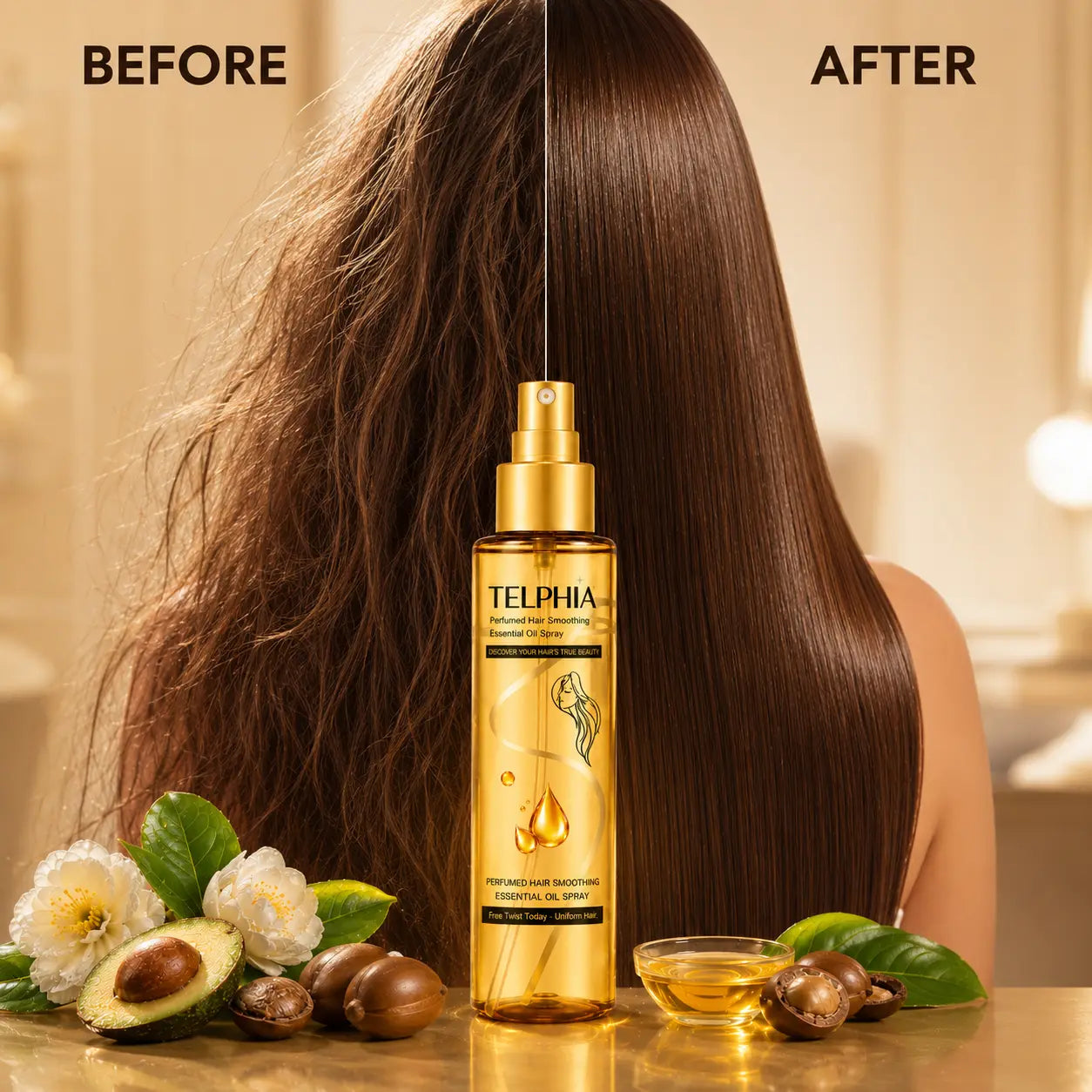 Hair Smoothing Spray