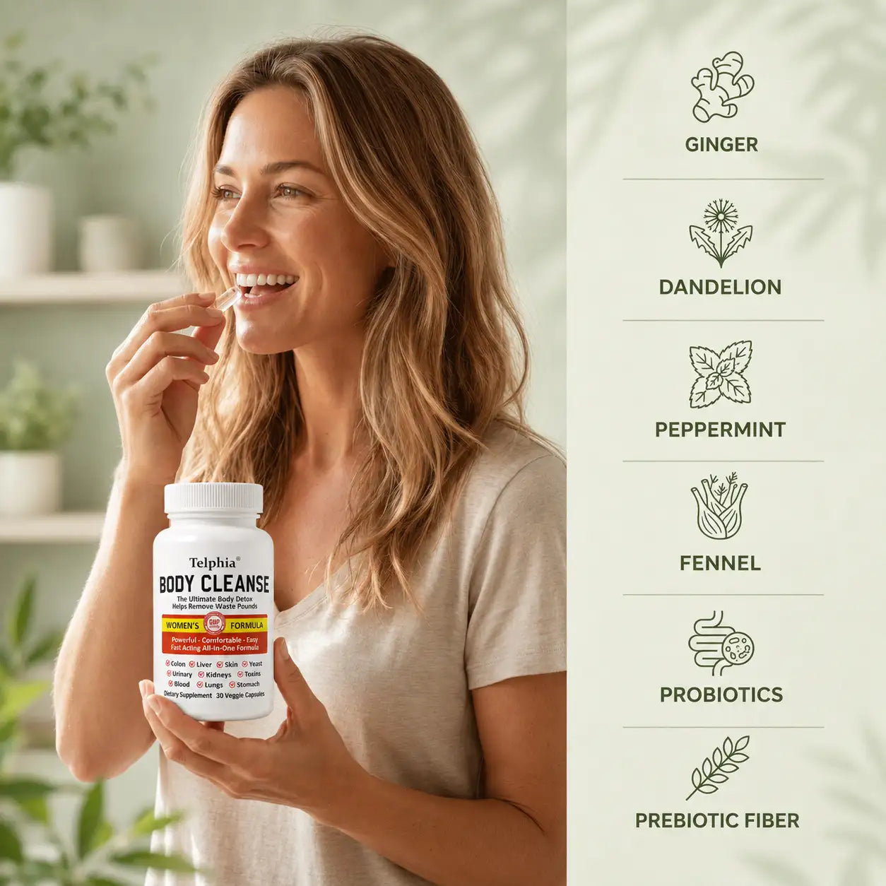 Telphia Daily Debloat Capsules