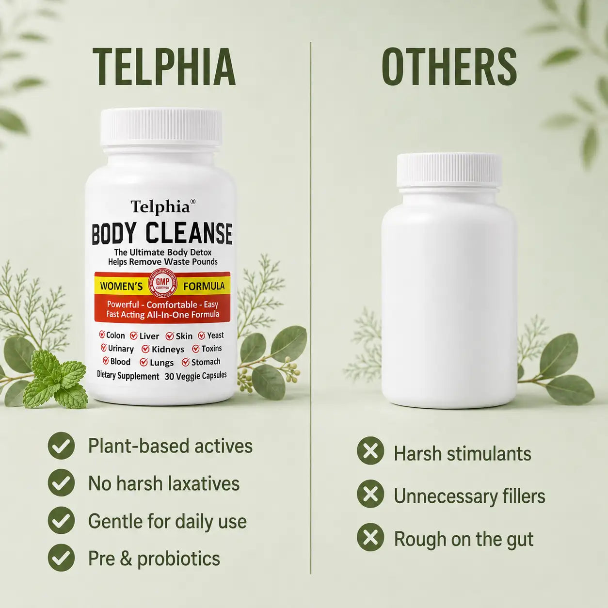 Telphia Daily Debloat Capsules