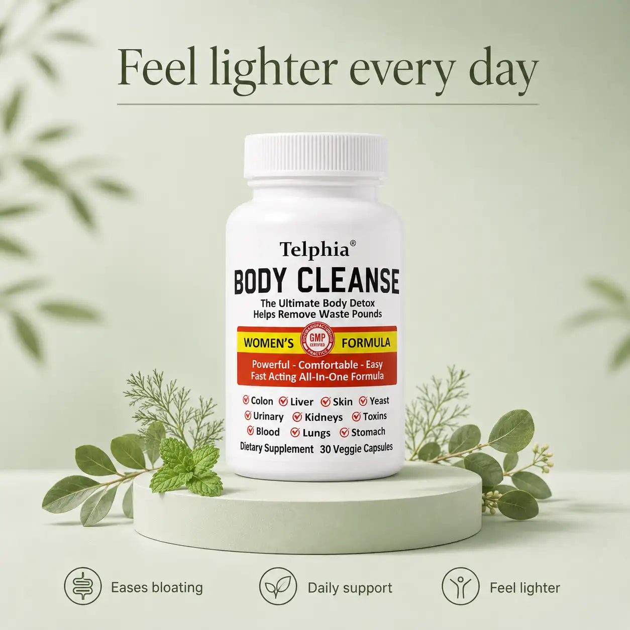 Telphia Daily Debloat Capsules