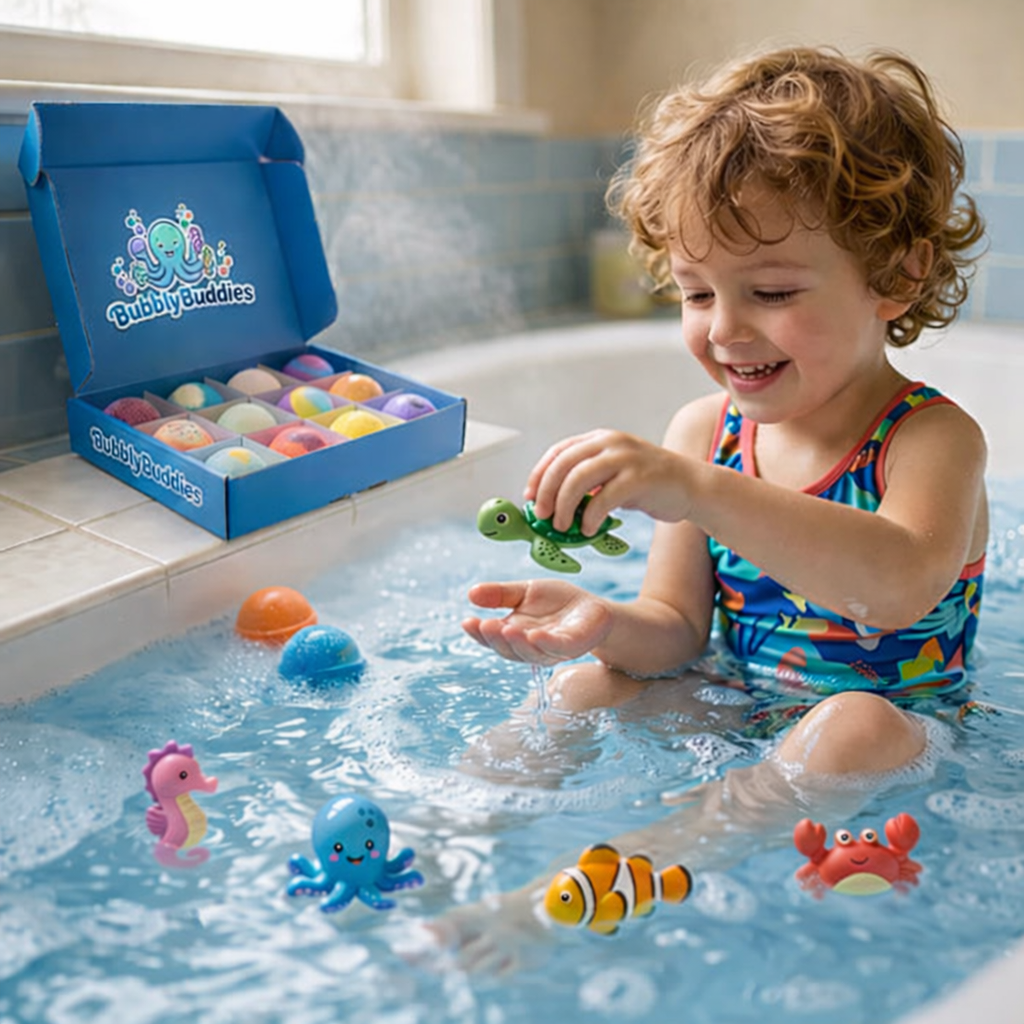 12-Piece Ocean Surprise Toy Bath Bomb Set