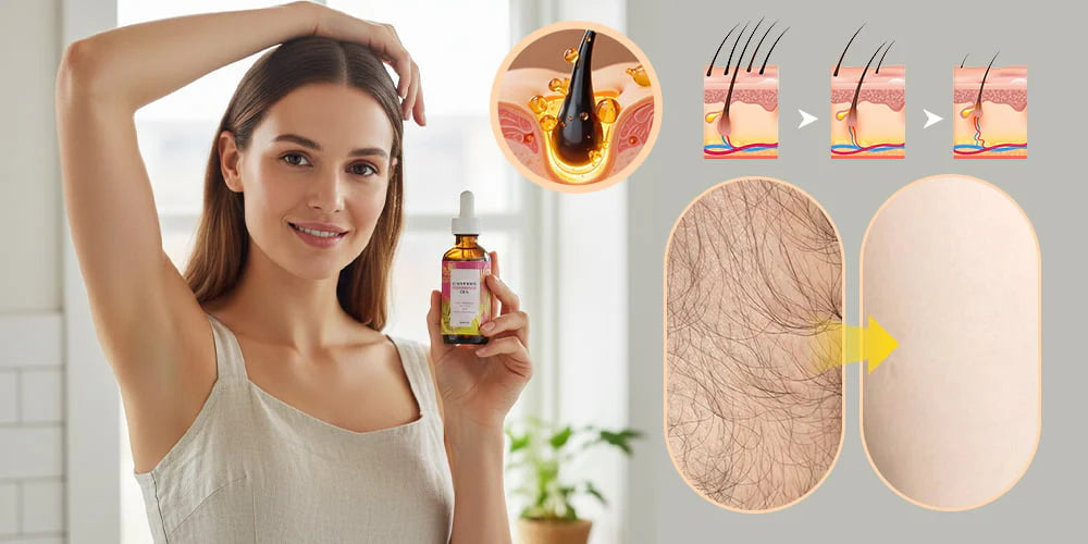 Product bottle with botanical background