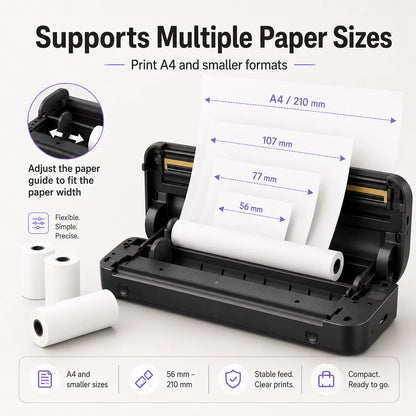 Portable A4 Thermal Printer